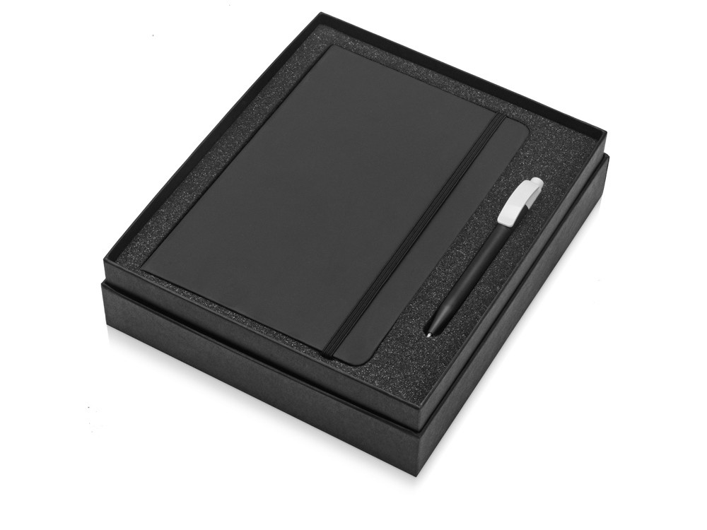 Подарочный набор Uma Vision с ручкой и блокнотом А5, черный - фото 2 - id-p65547648