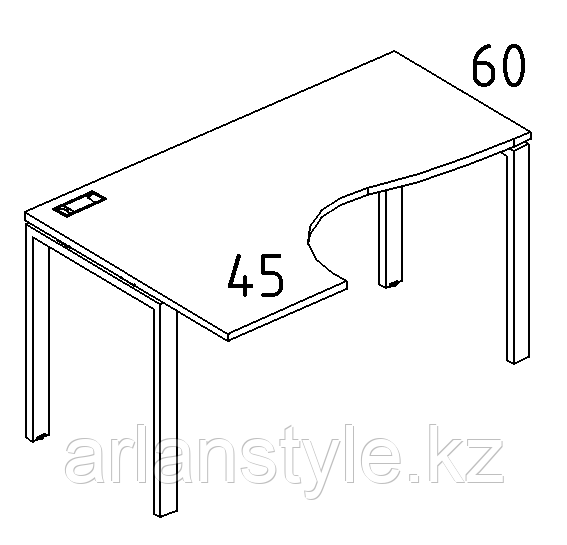 Стол эргономичный UNO 120 Классика
