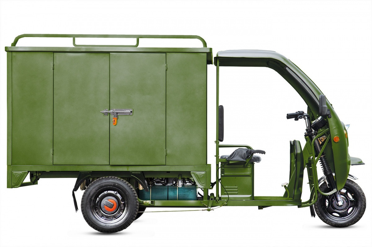 Аккумуляторы 64А/сағ болатын Rutrike CARGO 1800 60V1000W электрлік үш велосипеді - фото 3 - id-p66854124