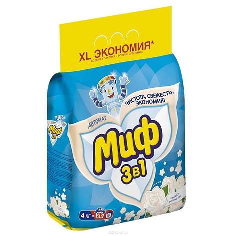 Стиральный порошок "Миф Долина роз автомат" 4000 г., в п/п, фото 2