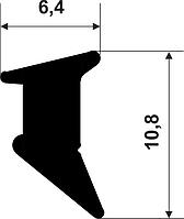 Уплотнитель CON 07-04 L, для алюминиевого профиля. Хоффман