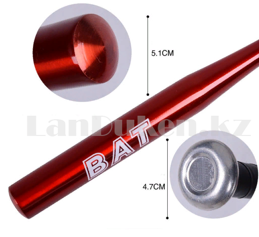 Бейсбольная бита алюминиевая красная BAT Chuangxin 64 см GF-1249А - фото 2 - id-p66881168
