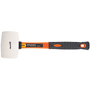 Киянка резиновая, 450 г, белая резина, фибергласовая рукоятка Sparta 11129