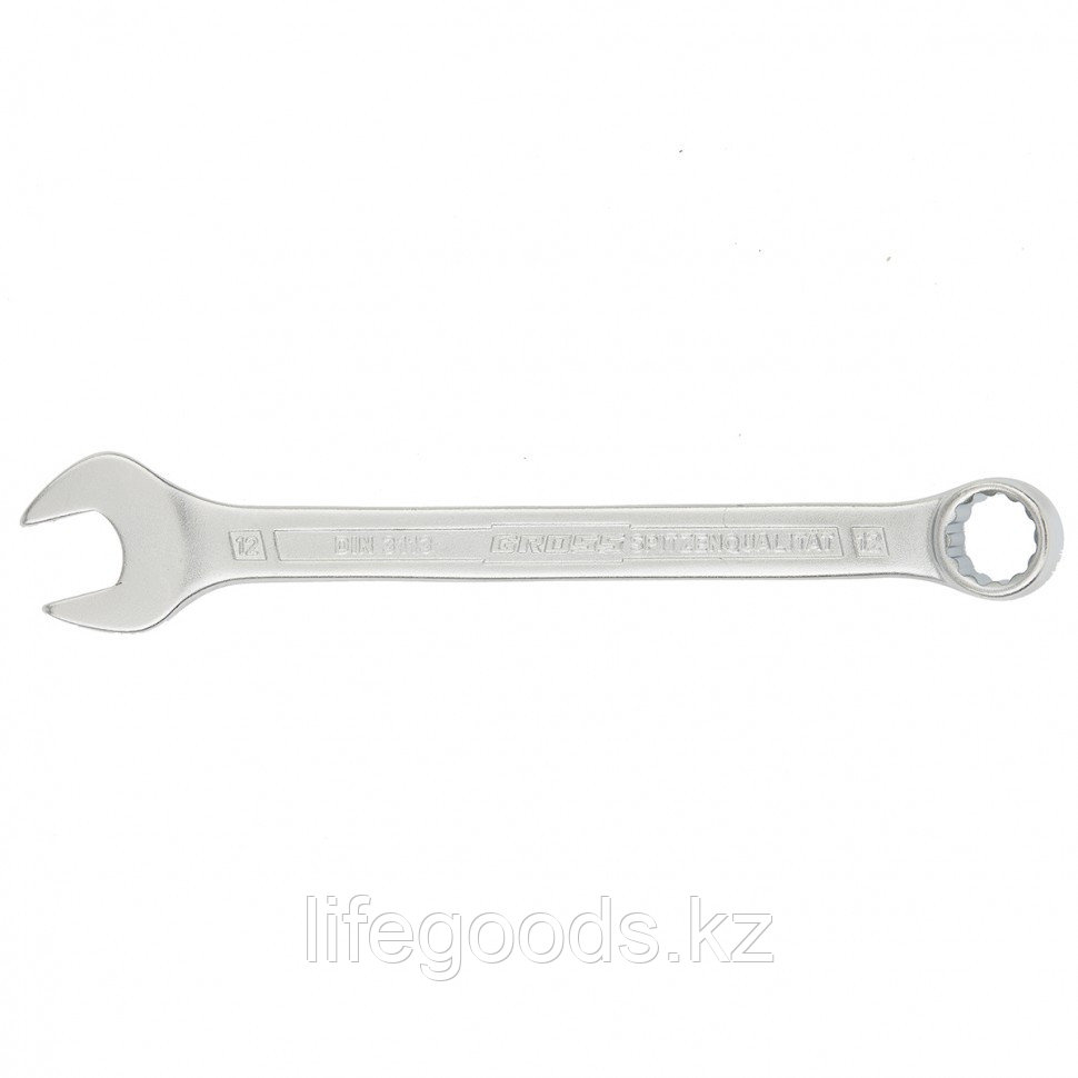 Ключ комбинированный 12 мм, CrV, холодный штамп Gross 15131 - фото 1 - id-p66870167