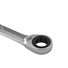 Ключ комбинированный трещоточный, 17 мм, количество зубьев 100 Gross 14855, фото 2