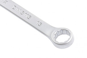 Ключ комбинированный, 13 мм, CrV, матовый хром Matrix 15109, фото 2
