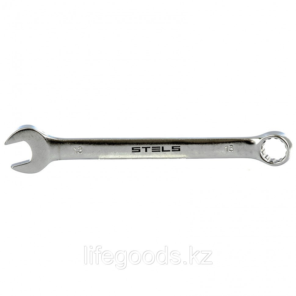 Ключ комбинированный, 13 мм, CrV, матовый хром Stels 15209 - фото 1 - id-p66870239