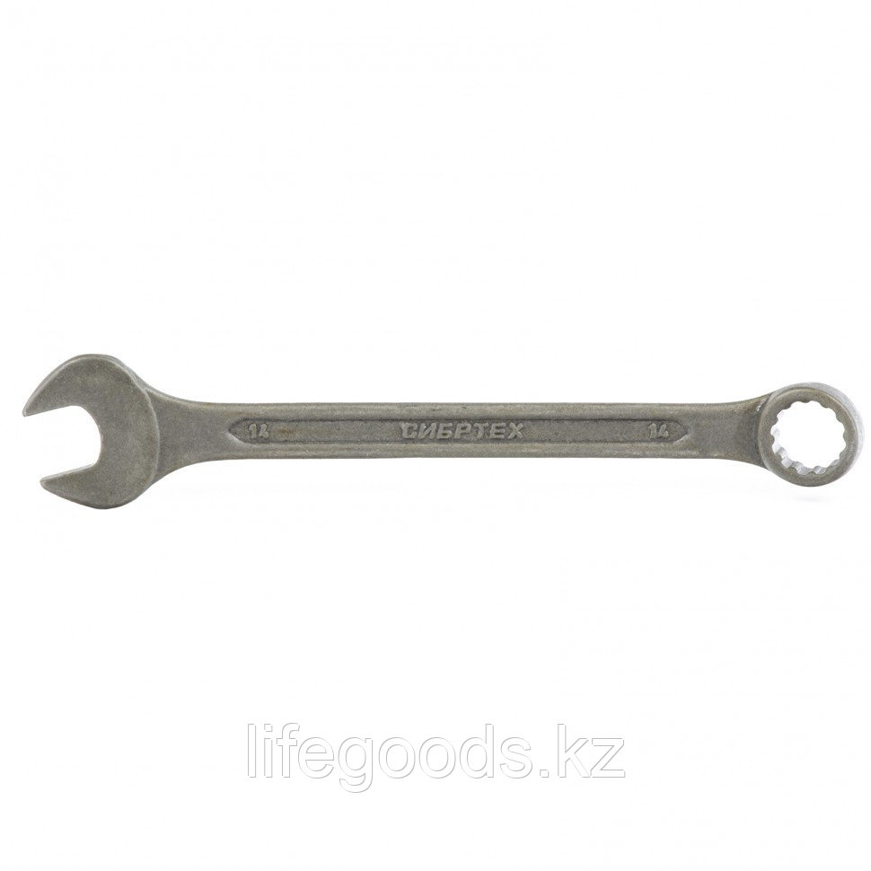 Ключ комбинированный, 14 мм, CrV, фосфатированный, ГОСТ 16983 Сибртех 14909 - фото 1 - id-p66870249