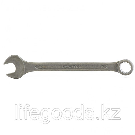 Ключ комбинированный, 14 мм, CrV, фосфатированный, ГОСТ 16983 Сибртех 14909, фото 2