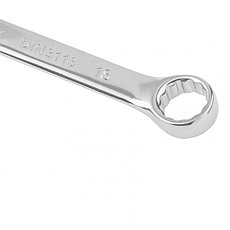 Ключ комбинированный, 18 мм, CrV, полированный хром Matrix 15162, фото 2
