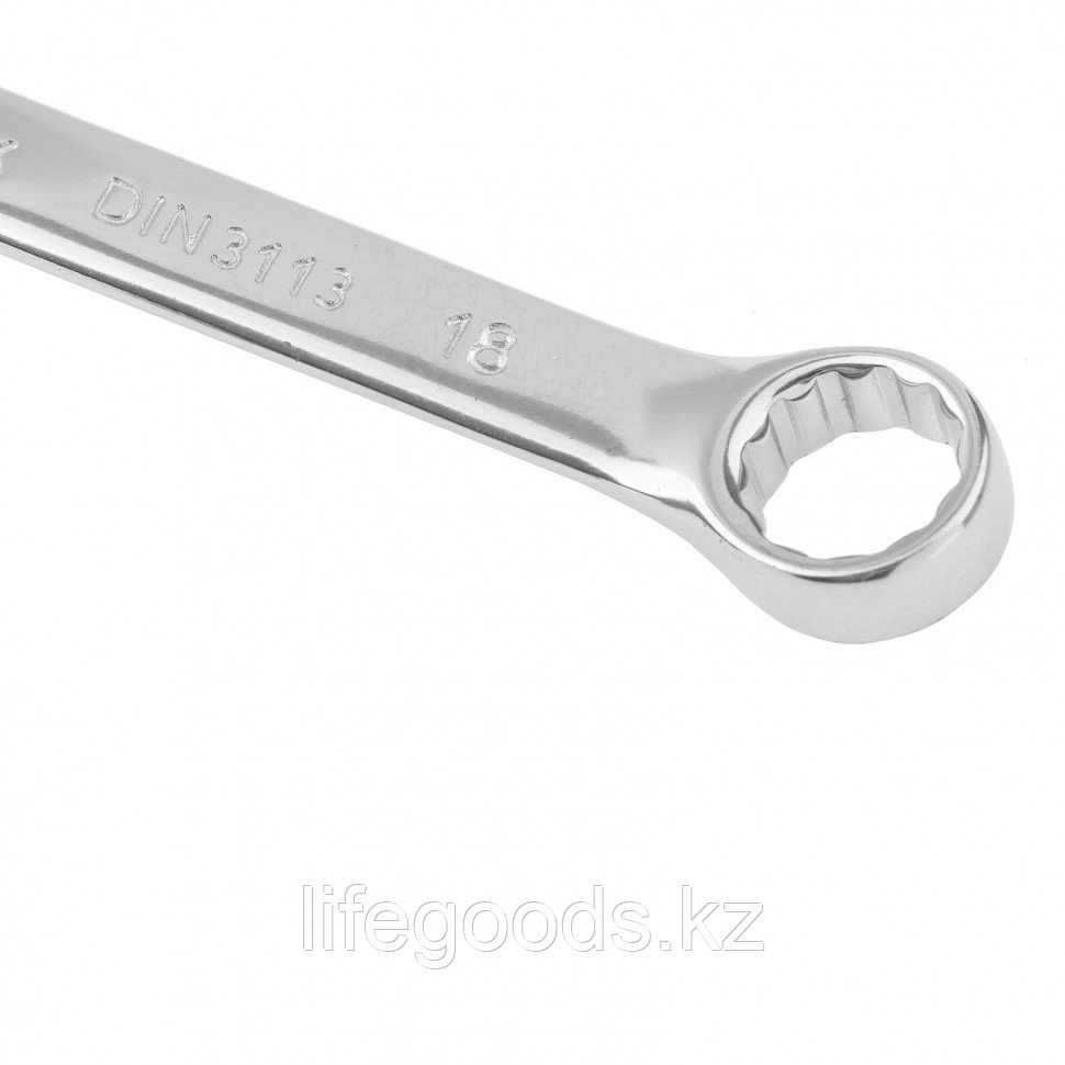 Ключ комбинированный, 18 мм, CrV, полированный хром Matrix 15162 - фото 3 - id-p66870273