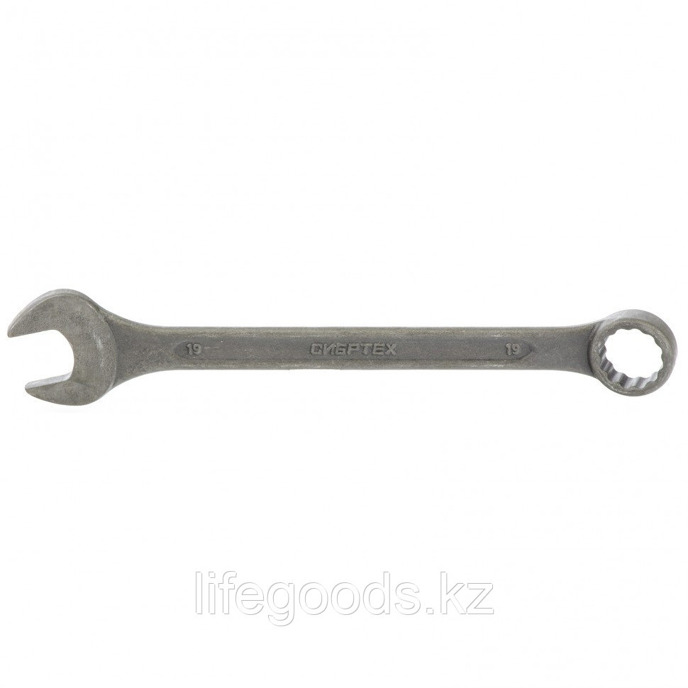 Ключ комбинированный, 19 мм, CrV, фосфатированный, ГОСТ 16983 Сибртех 14912 - фото 1 - id-p66870278