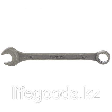 Ключ комбинированный, 19 мм, CrV, фосфатированный, ГОСТ 16983 Сибртех 14912, фото 2