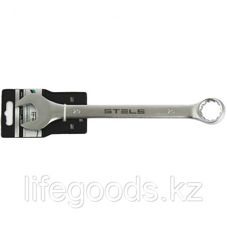 Ключ комбинированный, 25 мм, CrV, матовый хром Stels 15227, фото 2