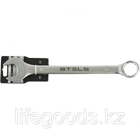 Ключ комбинированный, 30 мм, CrV, матовый хром Stels 15232, фото 2