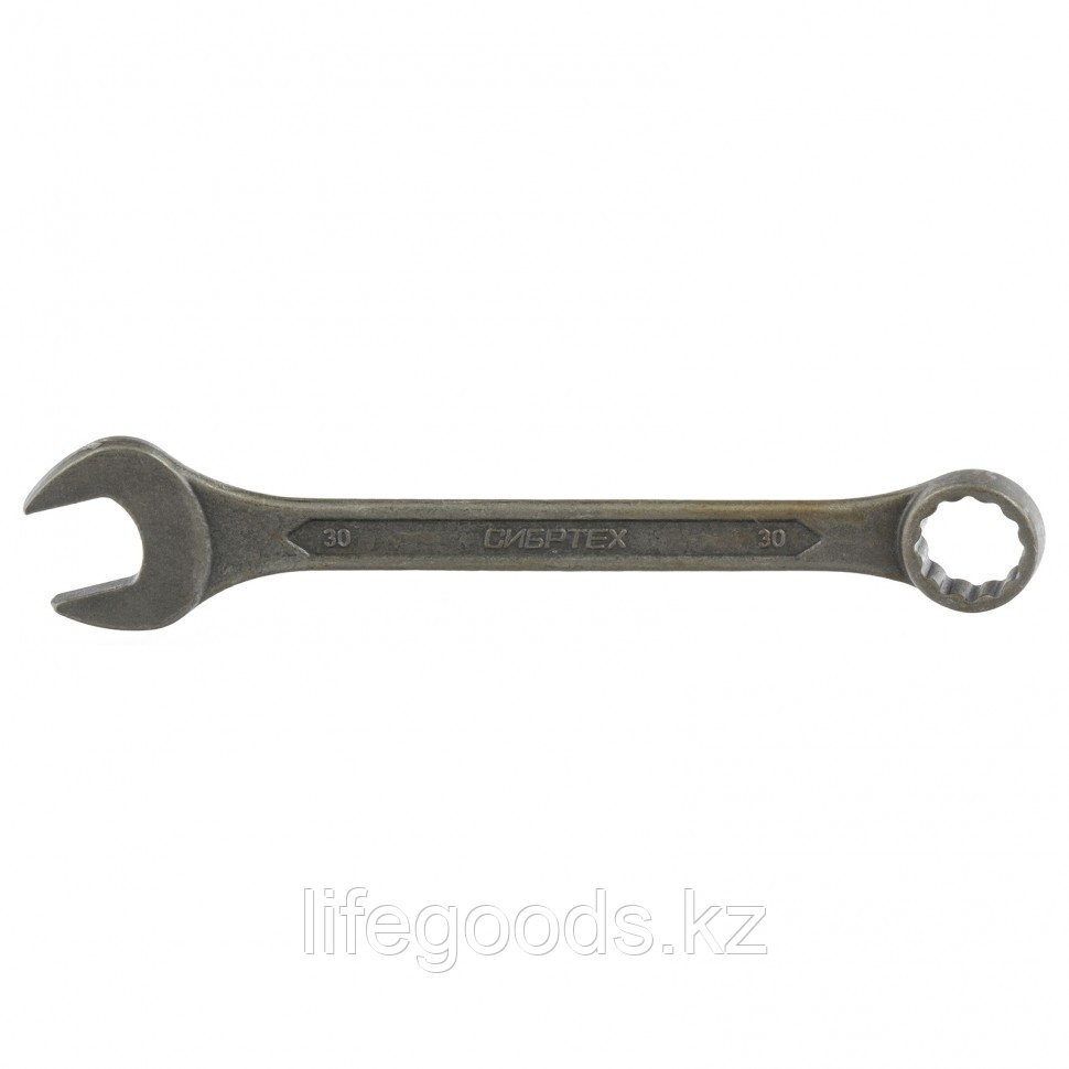 Ключ комбинированный, 30 мм, CrV, фосфатированный, ГОСТ 16983 Сибртех 14916