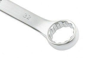 Ключ комбинированный, 32 мм, CrV, матовый хром Stels 15219, фото 2