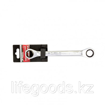 Ключ накидной трещоточный, 18 х 19 мм, CrV, зеркальный хром Matrix Professional 14507, фото 2