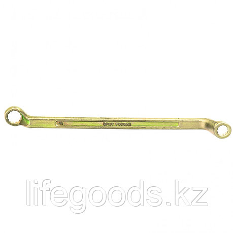 Ключ накидной, 10 х 11 мм, желтый цинк Сибртех 14616, фото 2