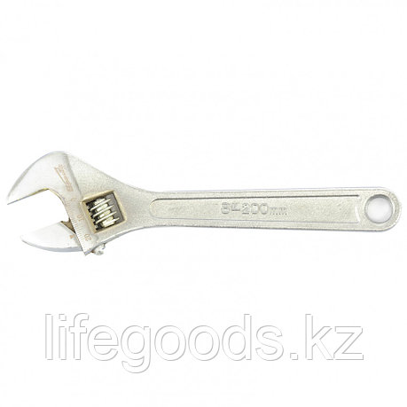 Ключ разводной, 200 мм, хромированный Sparta 155255, фото 2