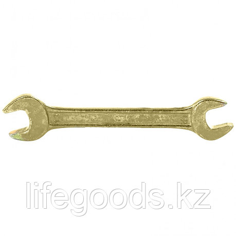 Ключ рожковый, 12 х 13 мм, желтый цинк Сибртех 14305, фото 2