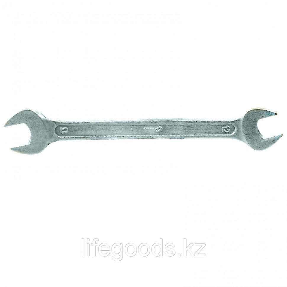 Ключ рожковый, 12 х 13 мм, оцинкованный (КЗСМИ) Россия 14347
