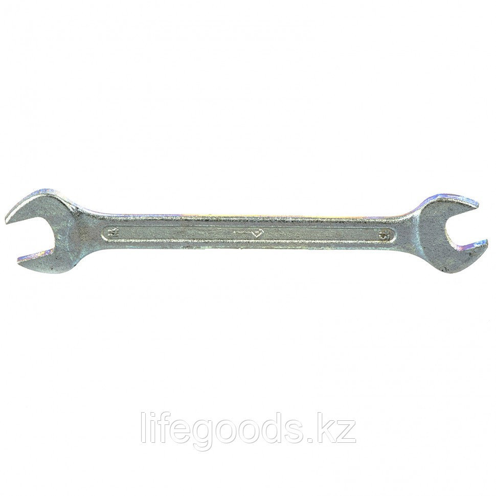 Ключ рожковый, 13 х 14 мм, оцинкованный (КЗСМИ) Россия 14349