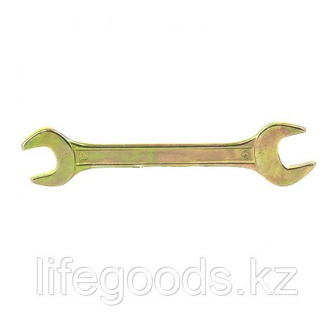 Ключ рожковый, 17 х 19 мм, желтый цинк Сибртех 14310, фото 2
