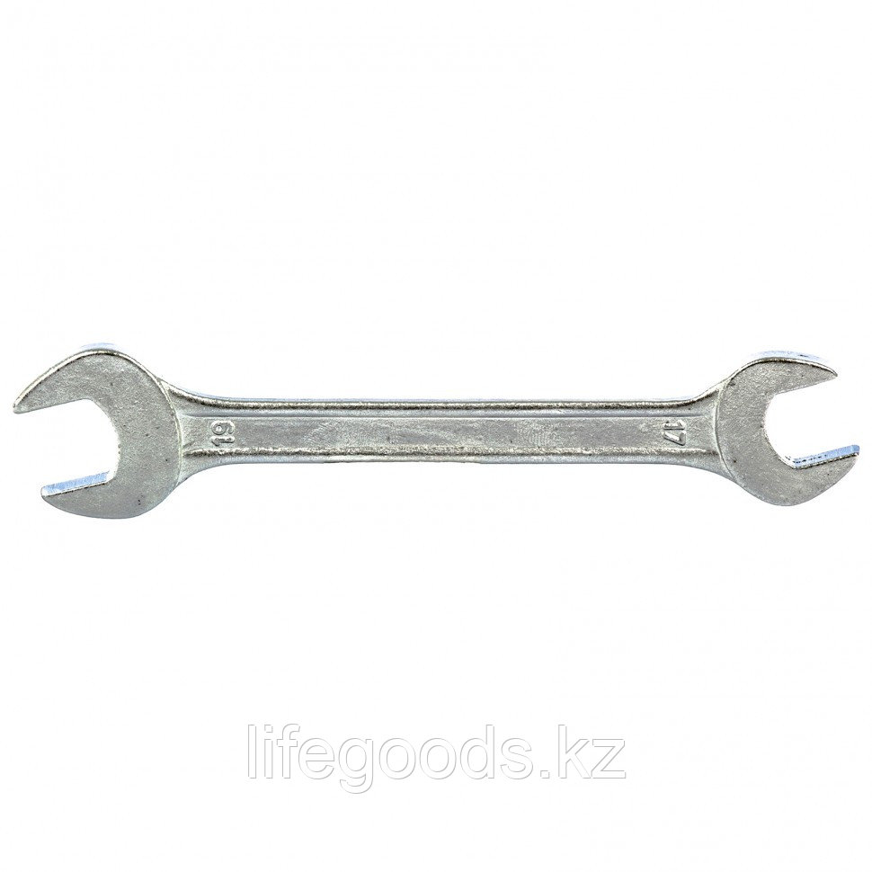Ключ рожковый, 17 х 19 мм, хромированный Sparta 144625 - фото 1 - id-p66870466