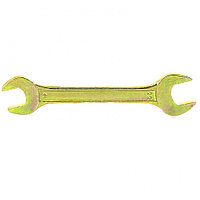Ключ рожковый, 19 х 22 мм, желтый цинк Сибртех 14311