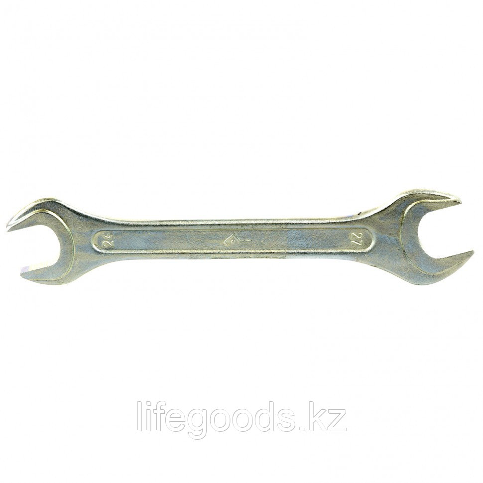 Ключ рожковый, 24 х 27 мм, оцинкованный (КЗСМИ) Россия 14379