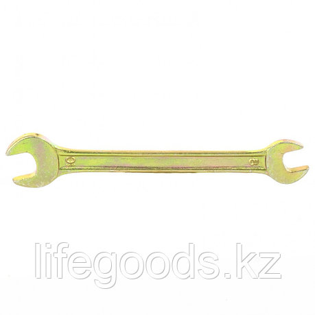 Ключ рожковый, 8 х 10 мм, желтый цинк Сибртех 14303, фото 2
