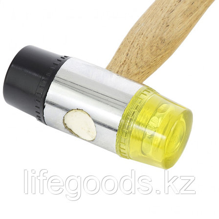 Молоток рихтовочный, бойки 35 мм, комбинированная головка, деревянная ручка Sparta 108305, фото 2