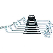 Набор ключей накидных, 6-22 мм, 8 шт, хромированные Sparta 153755