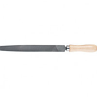 Напильник плоский, 200 мм, деревянная ручка Сибртех 16226