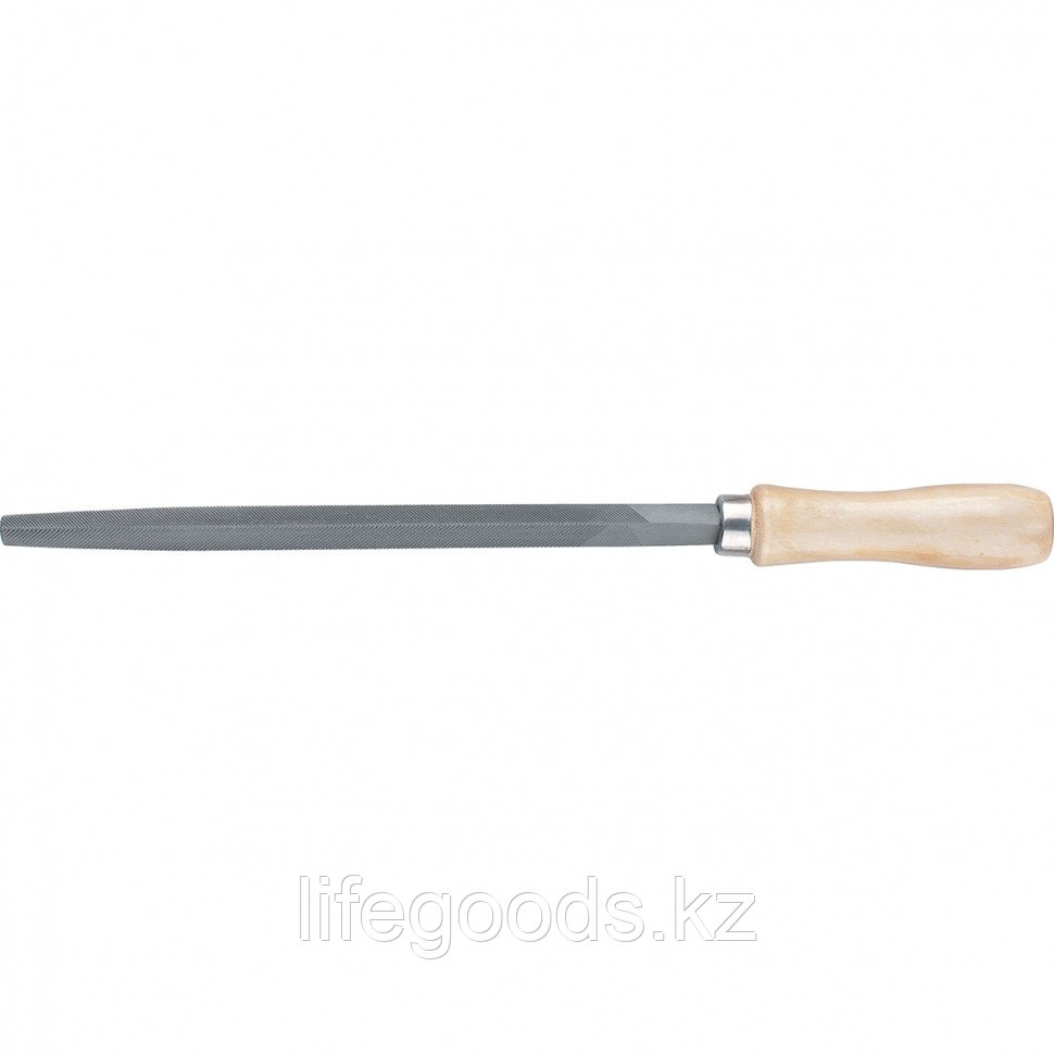 Напильник трехгранный, 150 мм, деревянная ручка Сибртех 16023 - фото 1 - id-p66871203