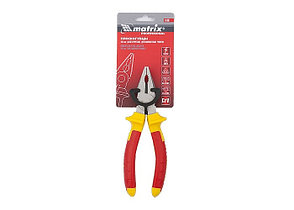 Плоскогубцы комбинированные, Insulated, 160 мм, двухкомпонентные рукоятки Matrix Professional 16901, фото 2