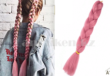 Канекалон накладные волосы одноцветные 60 см 