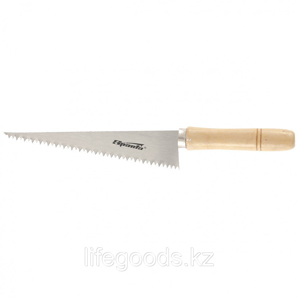 Ножовка по гипсокартону, 180 мм, деревянная рукоятка Sparta 233905