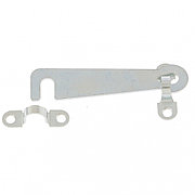 Крючок дверной КД-75, цинк, 5 шт, (Металлист) Россия 91530