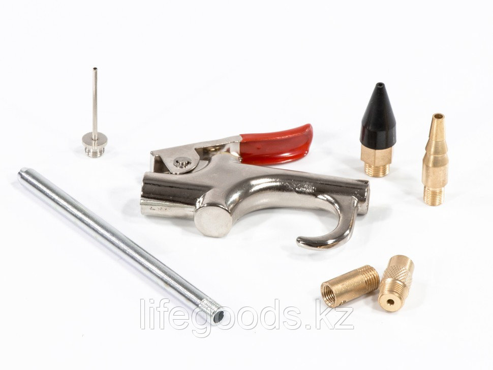 Набор продувочный пистолет, пневмат. в комплекте с насадками, 6 шт Matrix 57336 - фото 1 - id-p66873835