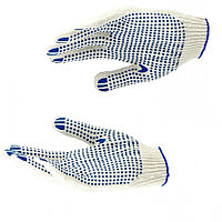 Перчатки х/б, ПВХ покрытие, "Точка", 10 класс, стикер Россия 67702