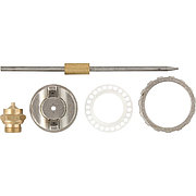 Ремкомплект для краскораспылителя 4 предмета : сопло 1,2 мм + игла + форсунка + зажим сопло Matrix 57380