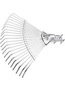 Грабли веерные 22 зуба, без черенка, регулируемые Palisad 61702