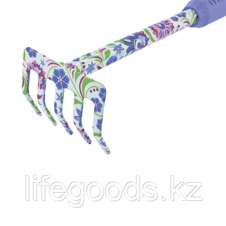 Грабли пятизубые прямые удлиненные, обрезиненная рукоятка Palisad 62046, фото 2