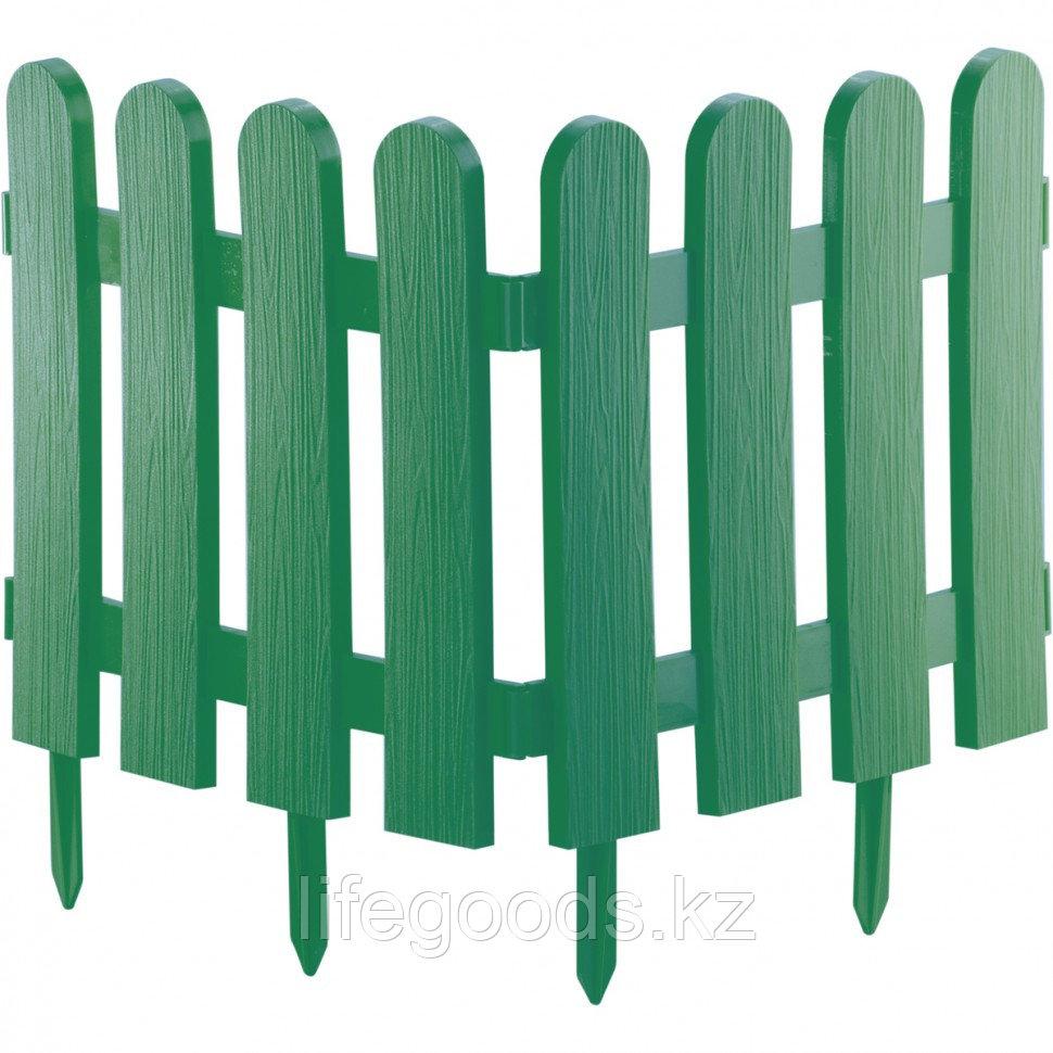 Забор декоративный "Классика" 29 x 224 см, зеленый Россия Palisad 65003 - фото 1 - id-p66874333