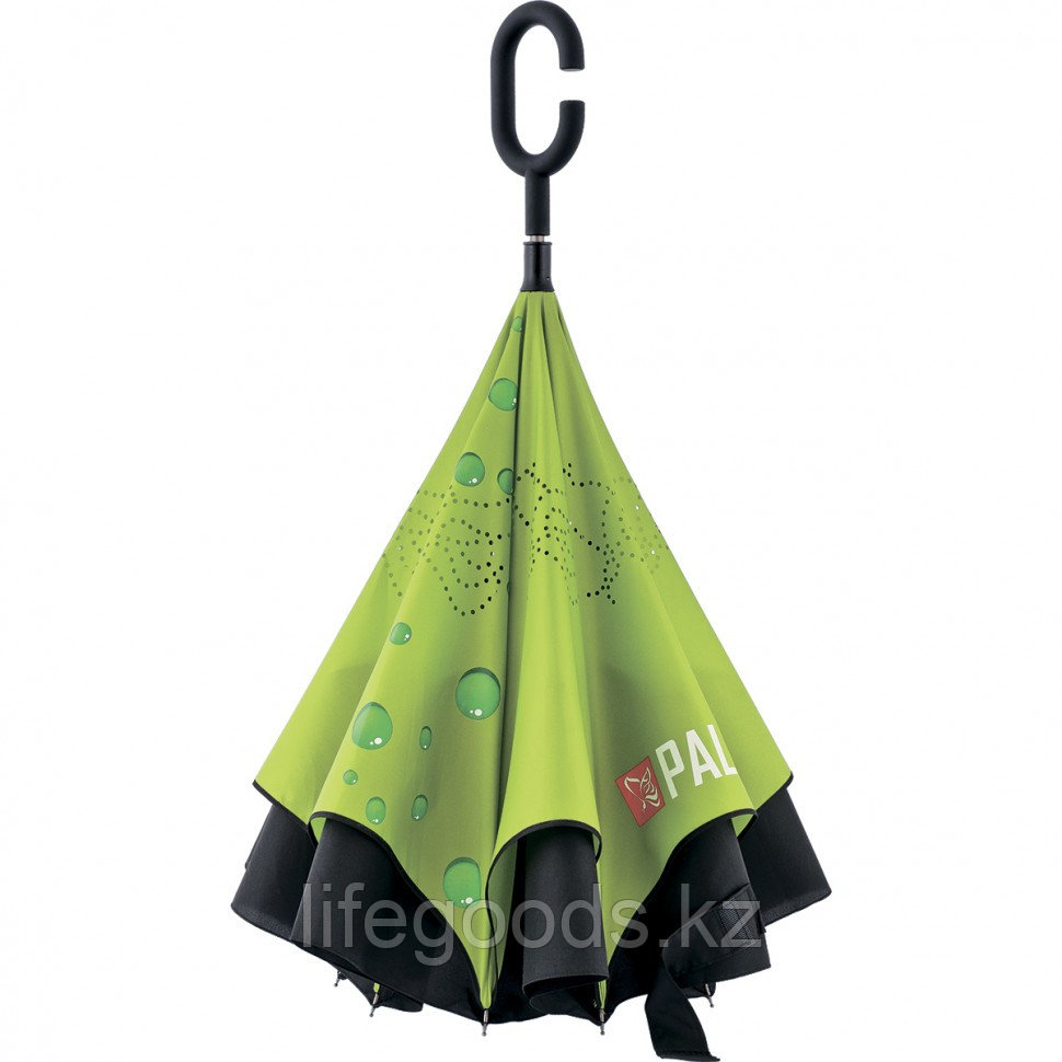 Зонт-трость обратного сложения, эргономичная рукоятка с покрытием Soft ToucH Palisad 69700 - фото 2 - id-p66874364