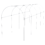 Каркас парника пластиковый 300 х 110 х 120 см, дуга D 20 мм, белый Palisad 63901