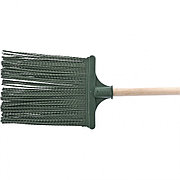 Метла полипропиленовая 230 х 250 мм плоская, с черенком Россия Сибртех 63228