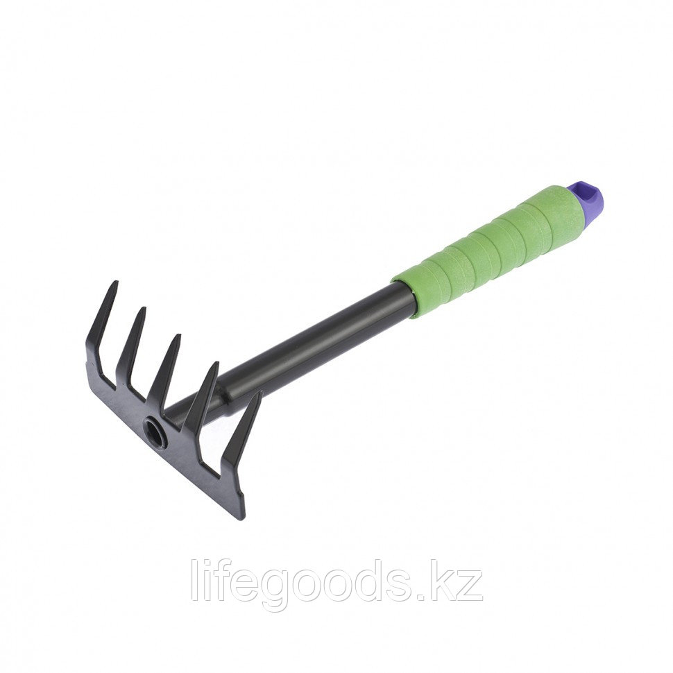 Набор садового инструмента: совок, грабли веерные, рыхлитель, грабли 5-зубые, мотыжка, комплект удленных ручек - фото 5 - id-p66874838